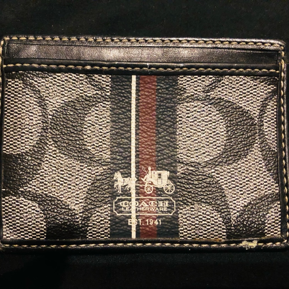 Coach Card Money Holder